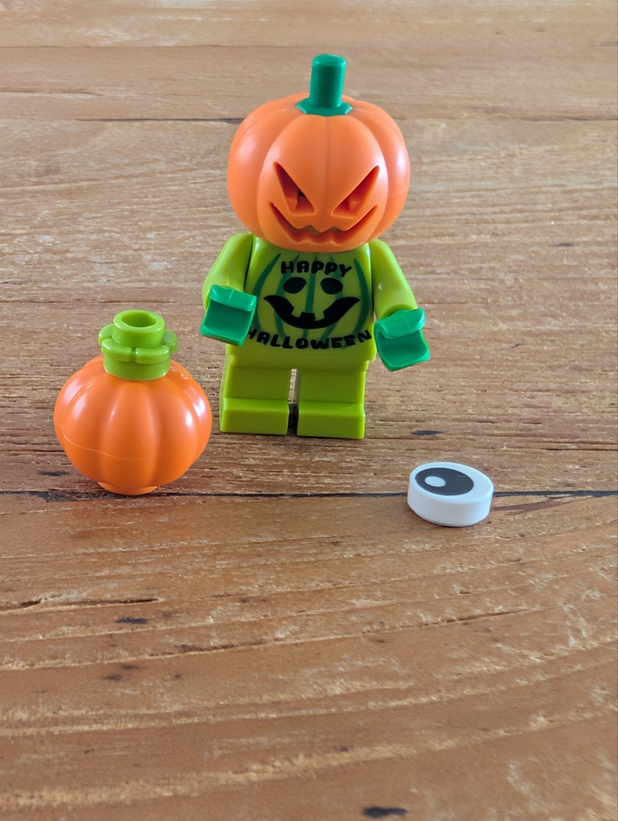 Lego Minifigures pompoen kostuum met accessoires, Lego, Nieuw, Ophalen of Verzenden, Minifiguur