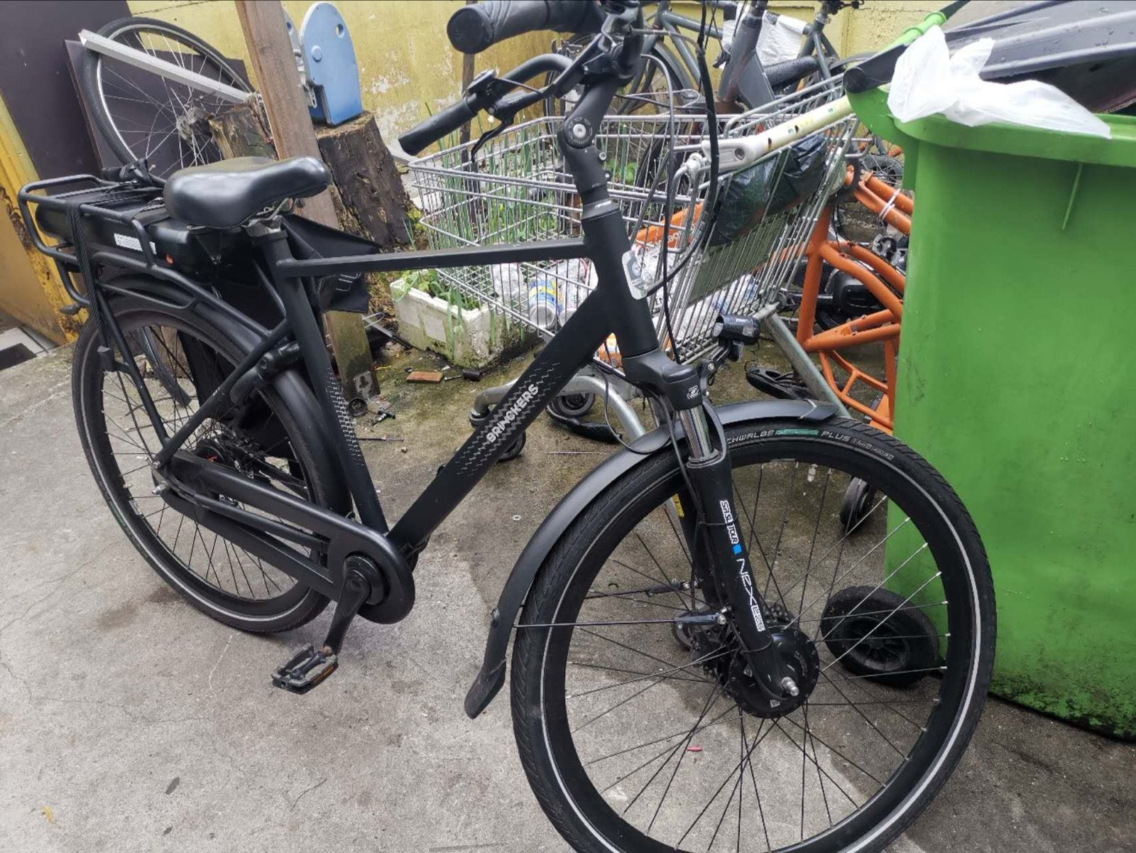 Brinckers elektrische fiets met 2 accu's, Ophalen, Gebruikt, Brinckers, 51 tot 55 cm