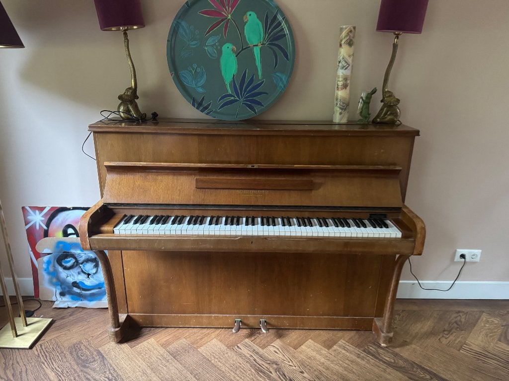 Schiedmayer piano, Ophalen, Gebruikt, Bruin, Piano
