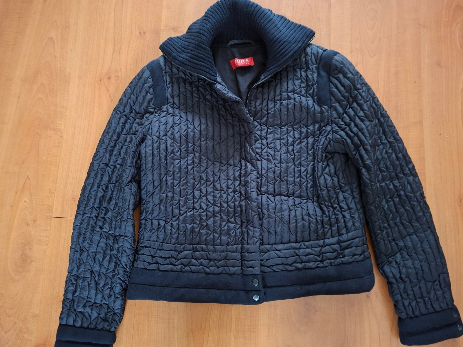 Taifun dames winterjas zwart mt 38, gevoerd, Maat 38/40 (M), Zwart, Ophalen of Verzenden, Taifun