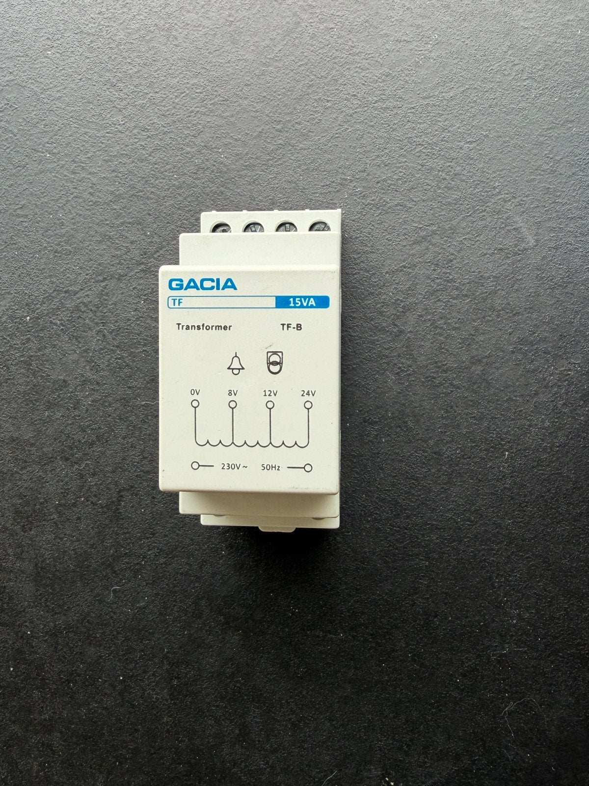 Gacia TF-B 15VA beltrafo - 230V naar 8V/12V/24V, Ophalen, Gebruikt, Overige merken, Omvormer