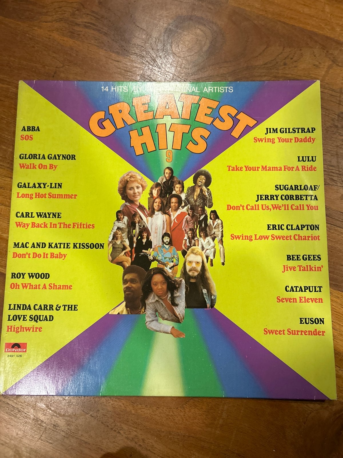Greatest Hits 9 - Diverse Artiesten LP (Polydor), Cd's en Dvd's, LP, Gebruikt, Pop, Ophalen of Verzenden