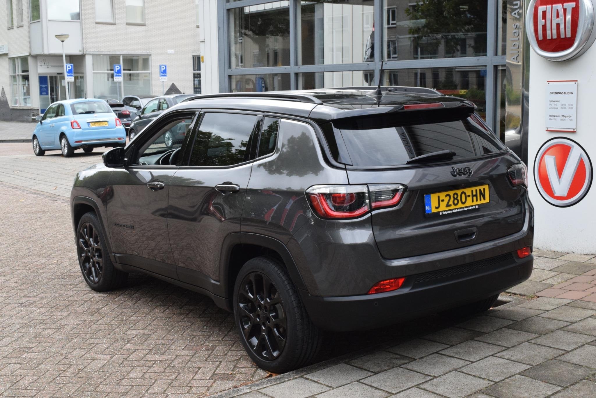 Jeep Compass 1.3T Night Eagle Liberty Edition, Auto's, 4 cilinders, 150 pk, Leder en Stof, 600 kg