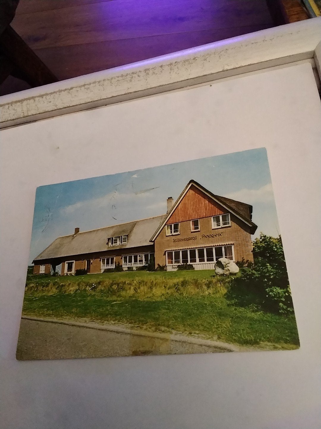 Oude Ansichtkaart Jeugdherberg Panorama Texel 1976, Ophalen of Verzenden, 1960 tot 1980, Waddeneilanden