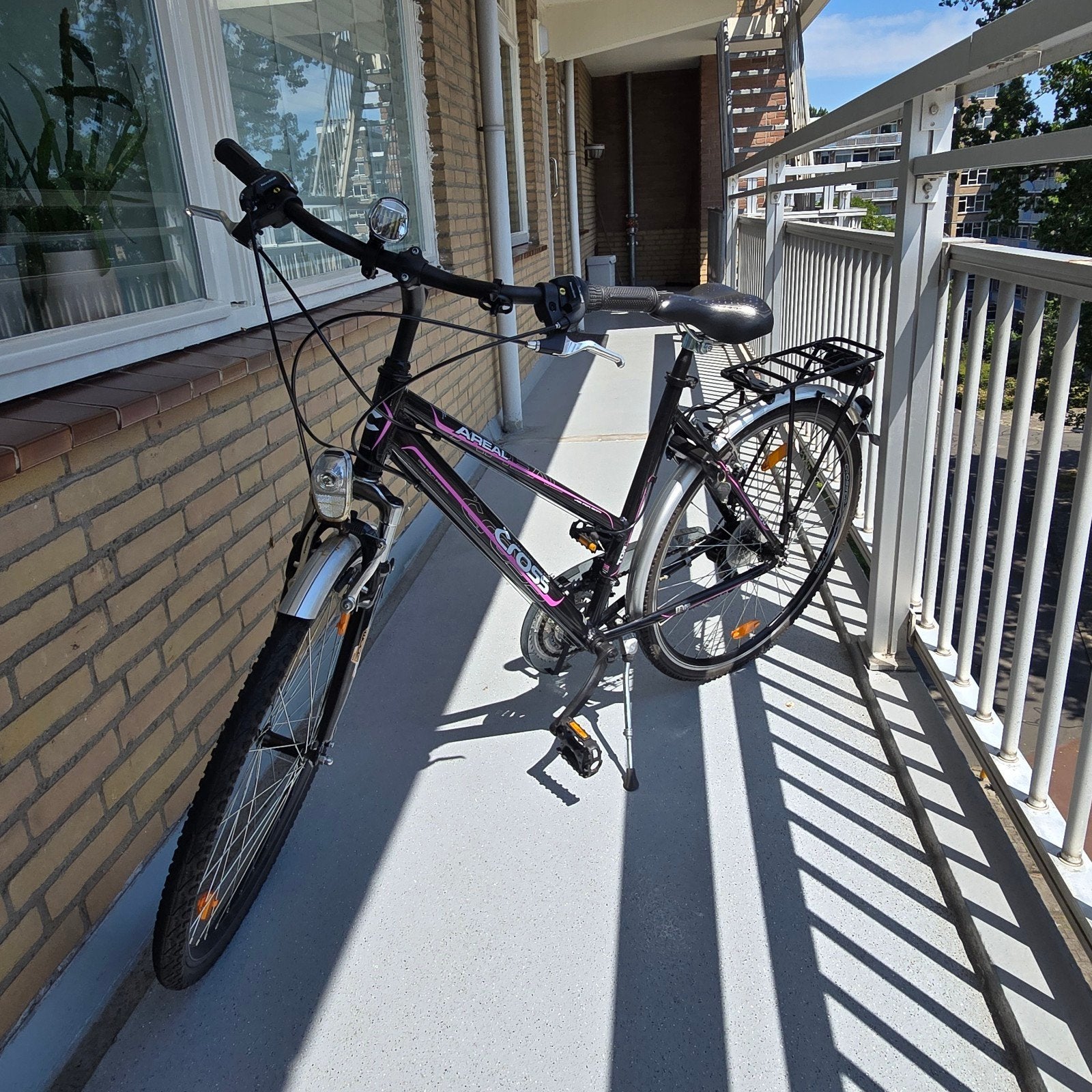 Damesfiets Cross Areal, Minder dan 10 versnellingen, Gebruikt, Vering, 49 tot 53 cm