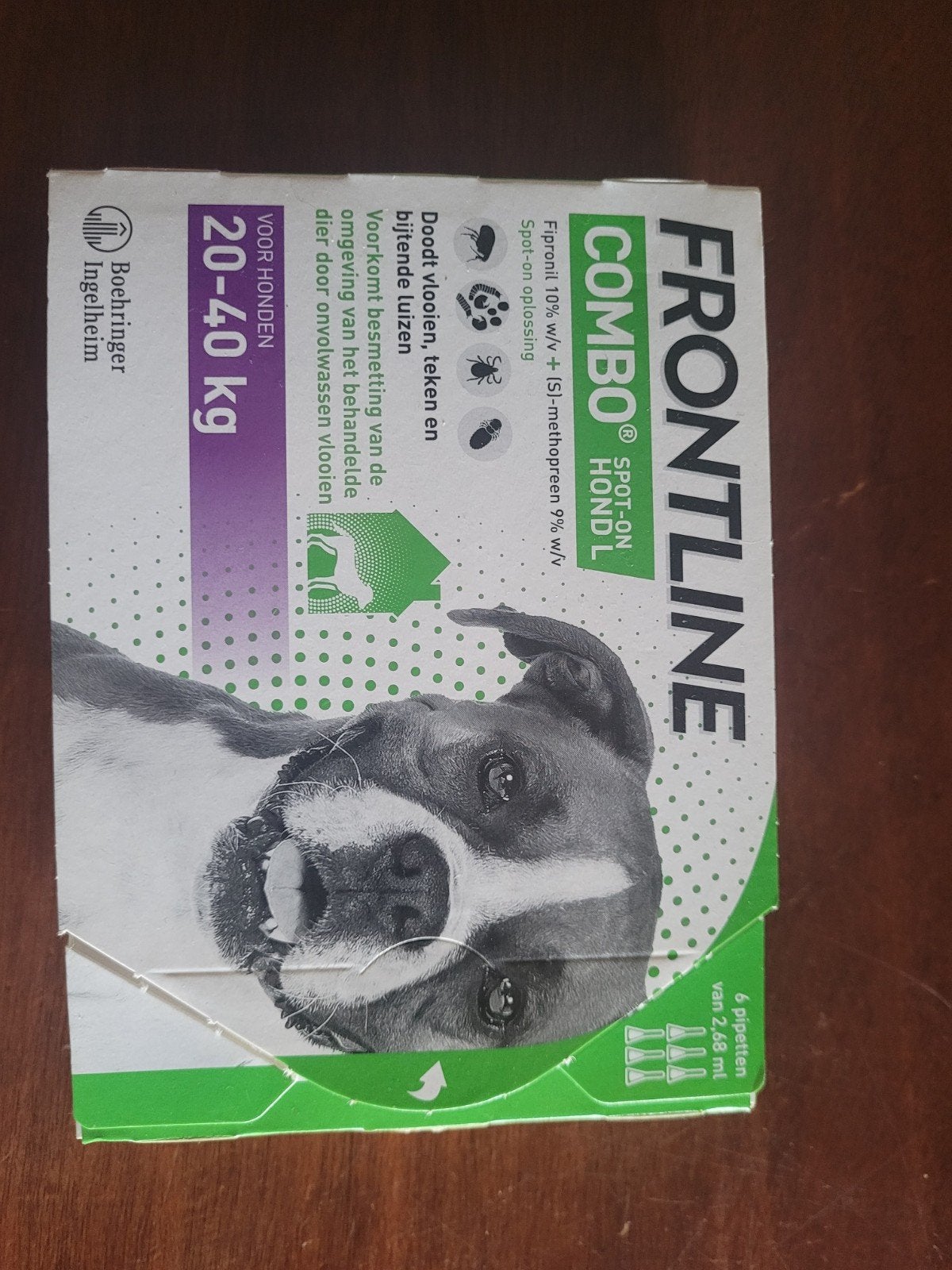 Frontline spot on- Hond L anti tekenen, luizen en vlooien, Ophalen of Verzenden, Zo goed als nieuw, Overige typen