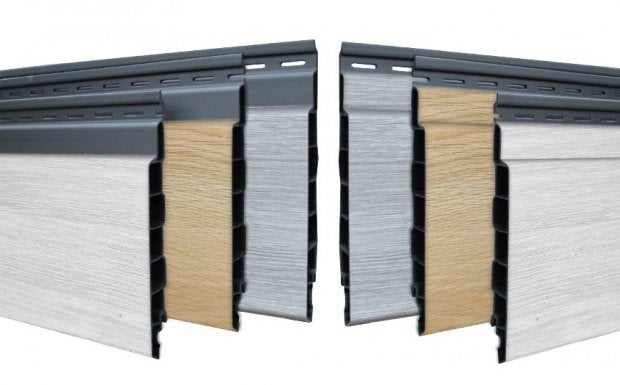 Vinyplus rondkant rabat Quattro Vario sponningdeel panelen, Doe-het-zelf en Verbouw, Ophalen of Verzenden, Nieuw, Betonplex