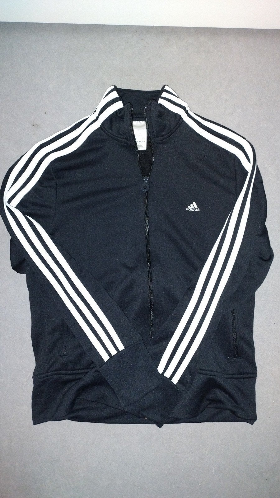 Mooie zwarte Adidas trainigsjas, Ophalen, Zo goed als nieuw, Zwart, Algemeen
