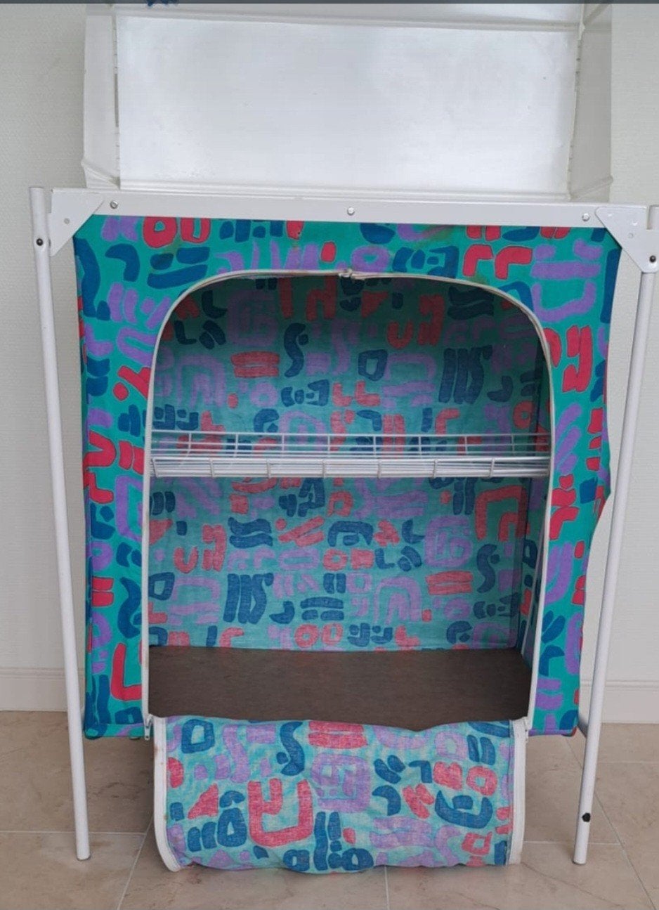 Vinted campingkastje, Ophalen, Campingkast