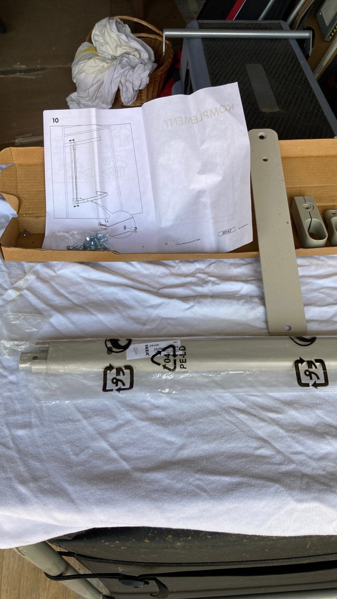 Komplement accesoire extra drager, Ophalen of Verzenden, Zo goed als nieuw, Eenpersoons, 70 cm of minder
