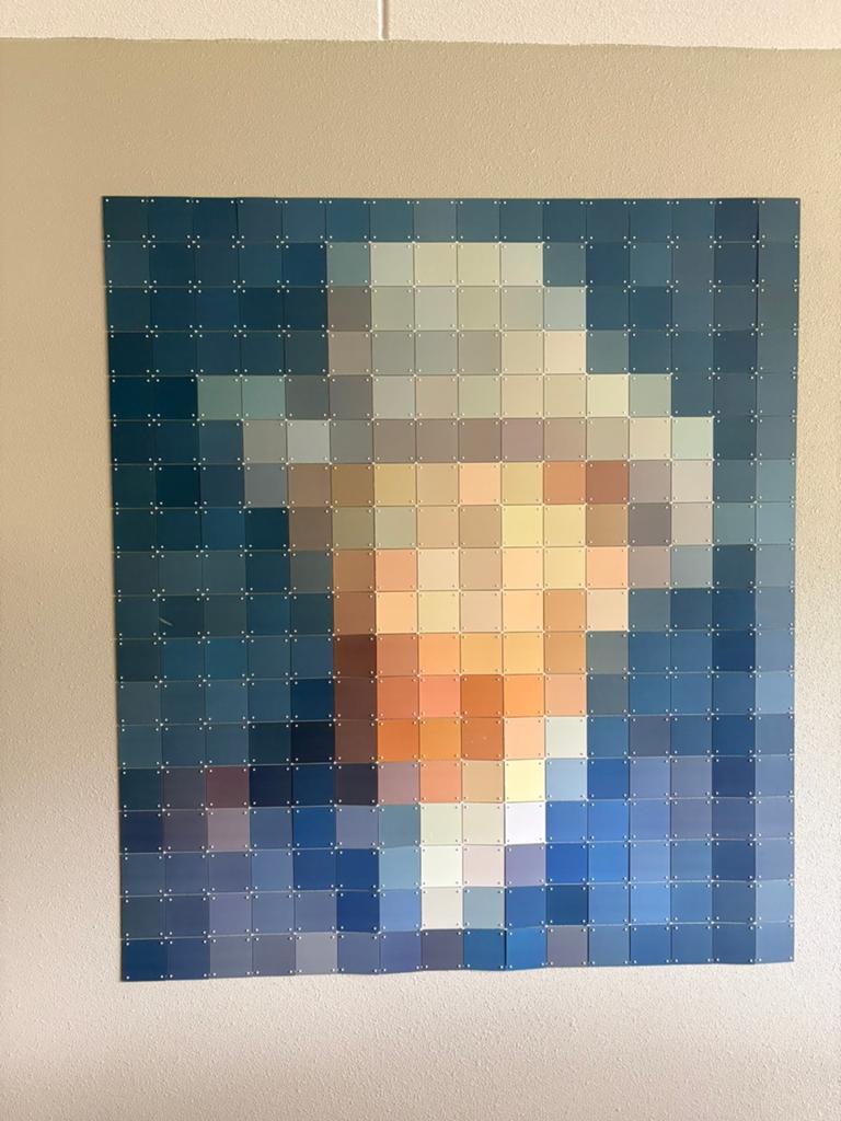 Ixxi Van Gogh Petrol Pixel 160x180., Ophalen