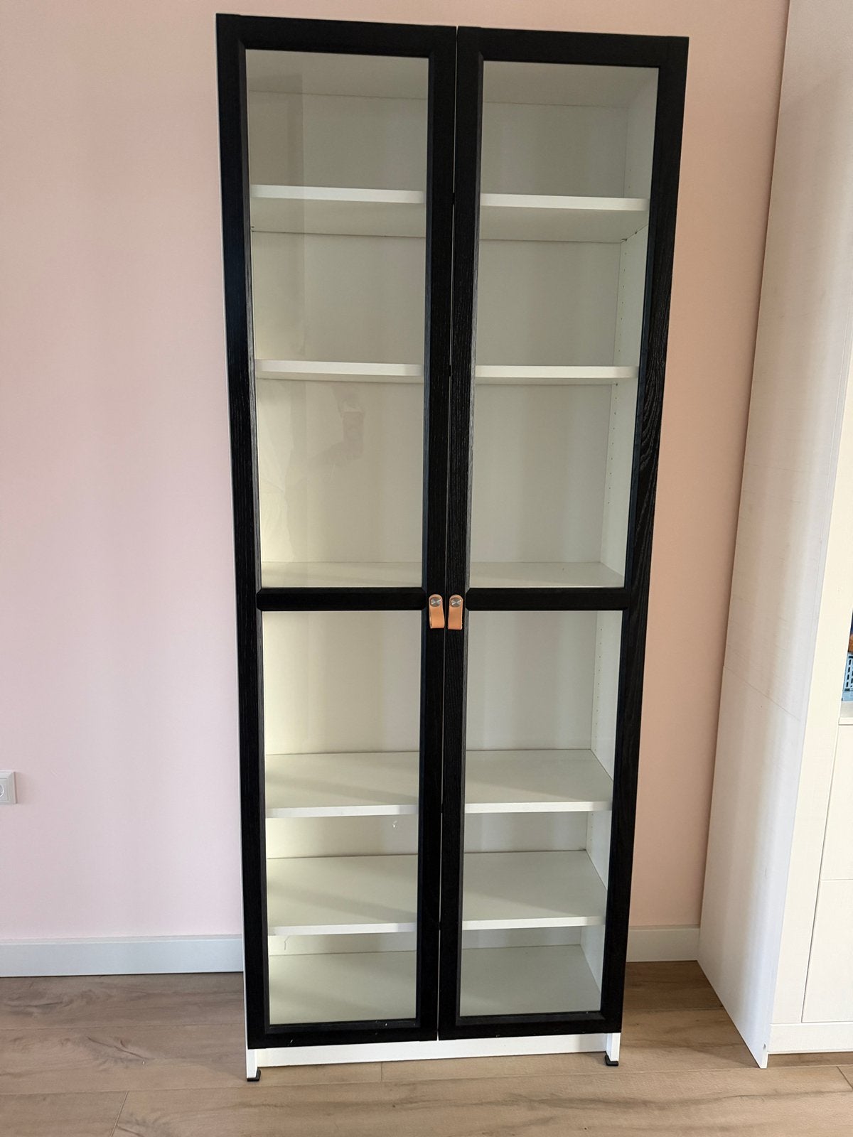 Vitrine kast: Ikea billy boekenkast, Huis en Inrichting, Kasten | Vitrinekasten, Ophalen, 200 cm of meer, 50 tot 100 cm, Zo goed als nieuw