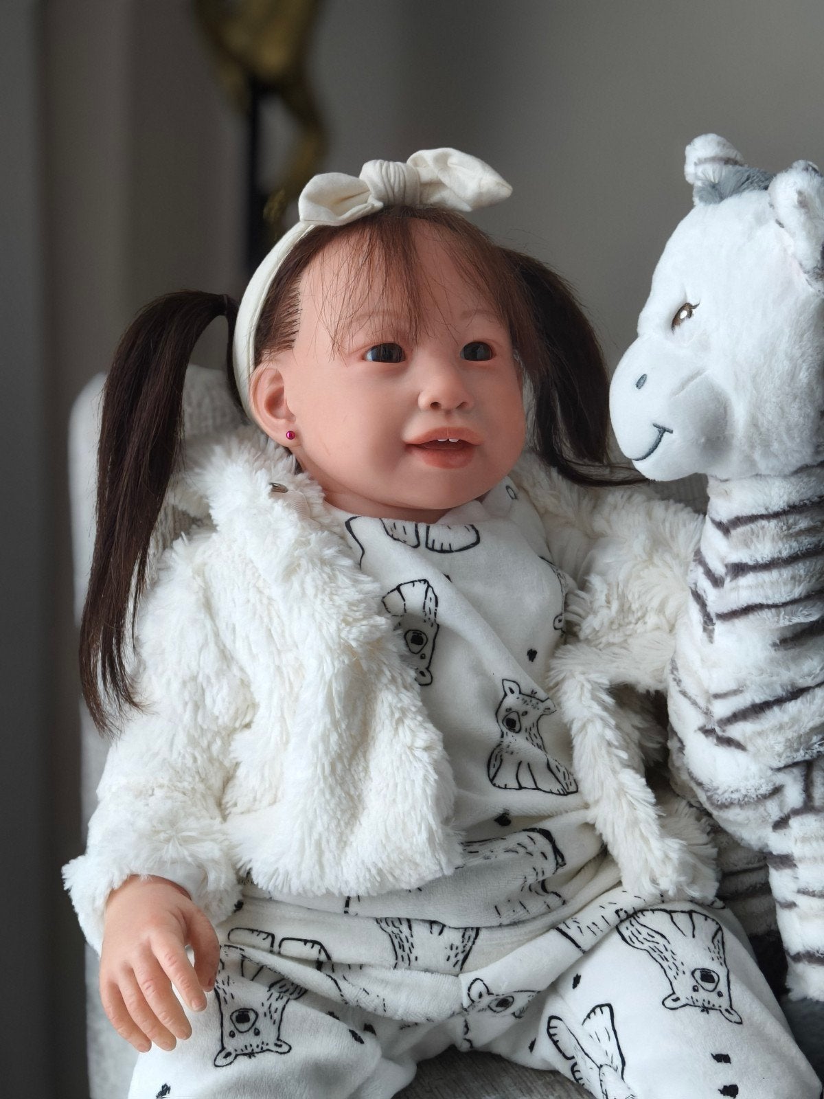 Toddler Reborn Kimi van Jannie de Lange, Ophalen of Verzenden, Zo goed als nieuw, Pop, Levensecht of Reborn