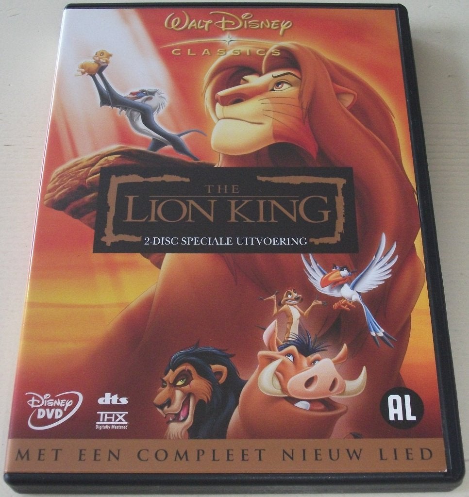 Dvd *** LION KING *** 2-Disc Speciale Uitvoering Walt Disney, Cd's en Dvd's, Dvd's | Tekenfilms en Animatie, Tekenfilm, Ophalen of Verzenden