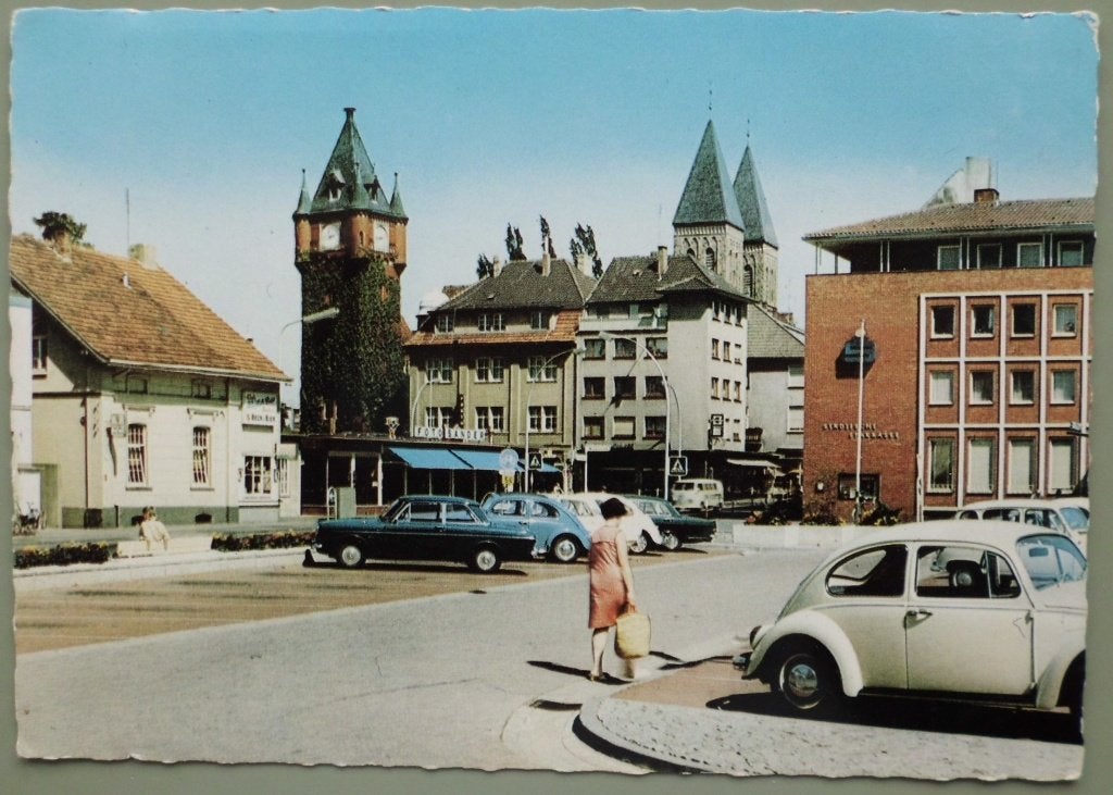 Gronau - Duitsland - oude autos - VW Ford, Ophalen of Verzenden, 1960 tot 1980, Ongelopen, Duitsland