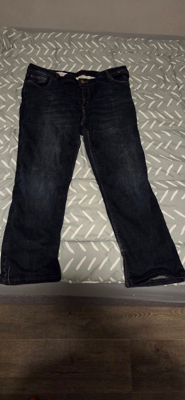 Donkerblauwe Motorjeans - Kevlar, Ophalen of Verzenden, Tweedehands, Dames