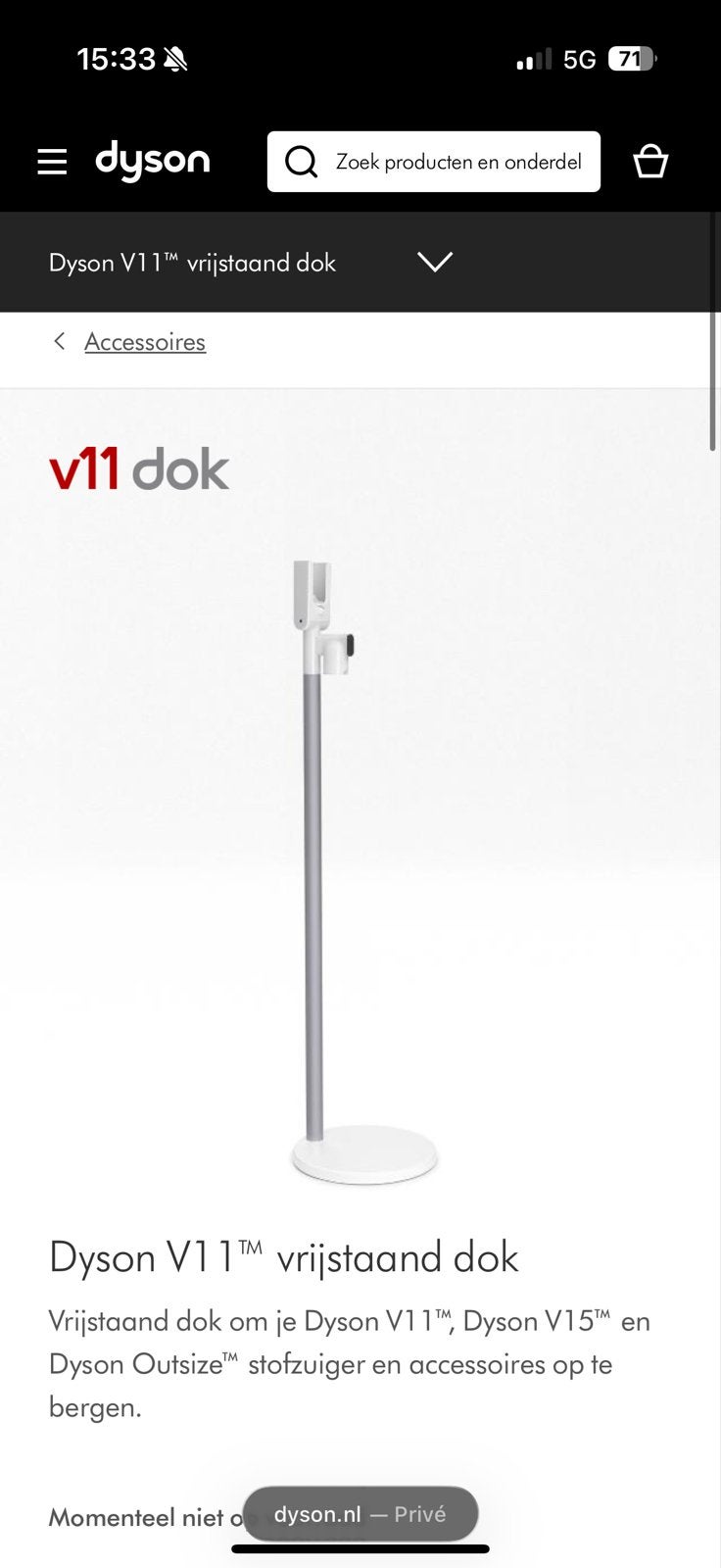 Dyson floor dok - Nieuw in doos, Witgoed en Apparatuur, Ophalen, Nieuw