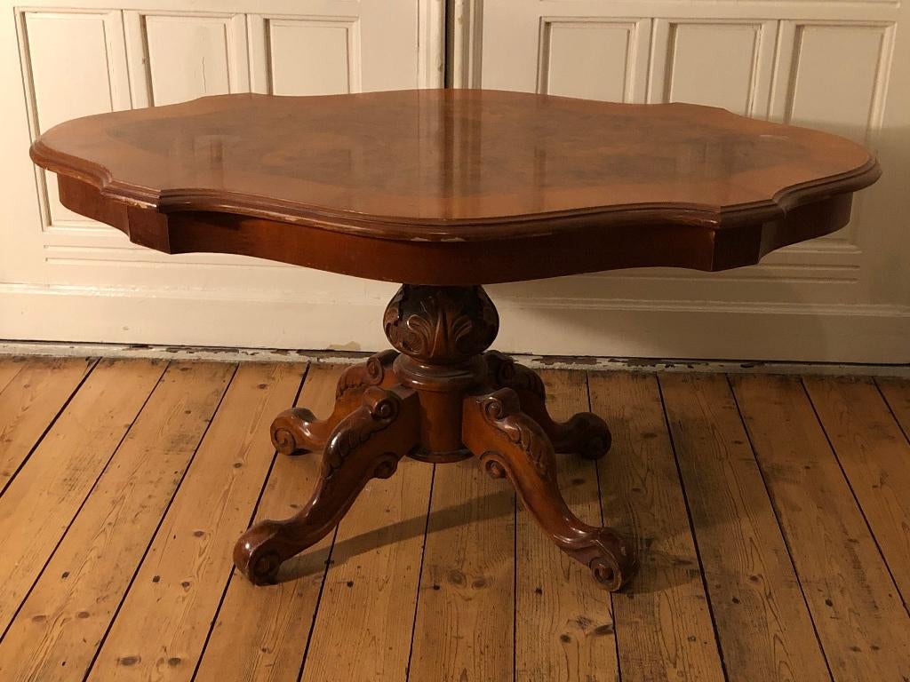 klassieke salon-/bijzettafel, Huis en Inrichting, Tafels | Sidetables, Gebruikt, 100 tot 150 cm, Ophalen of Verzenden, Klassiek/antiek