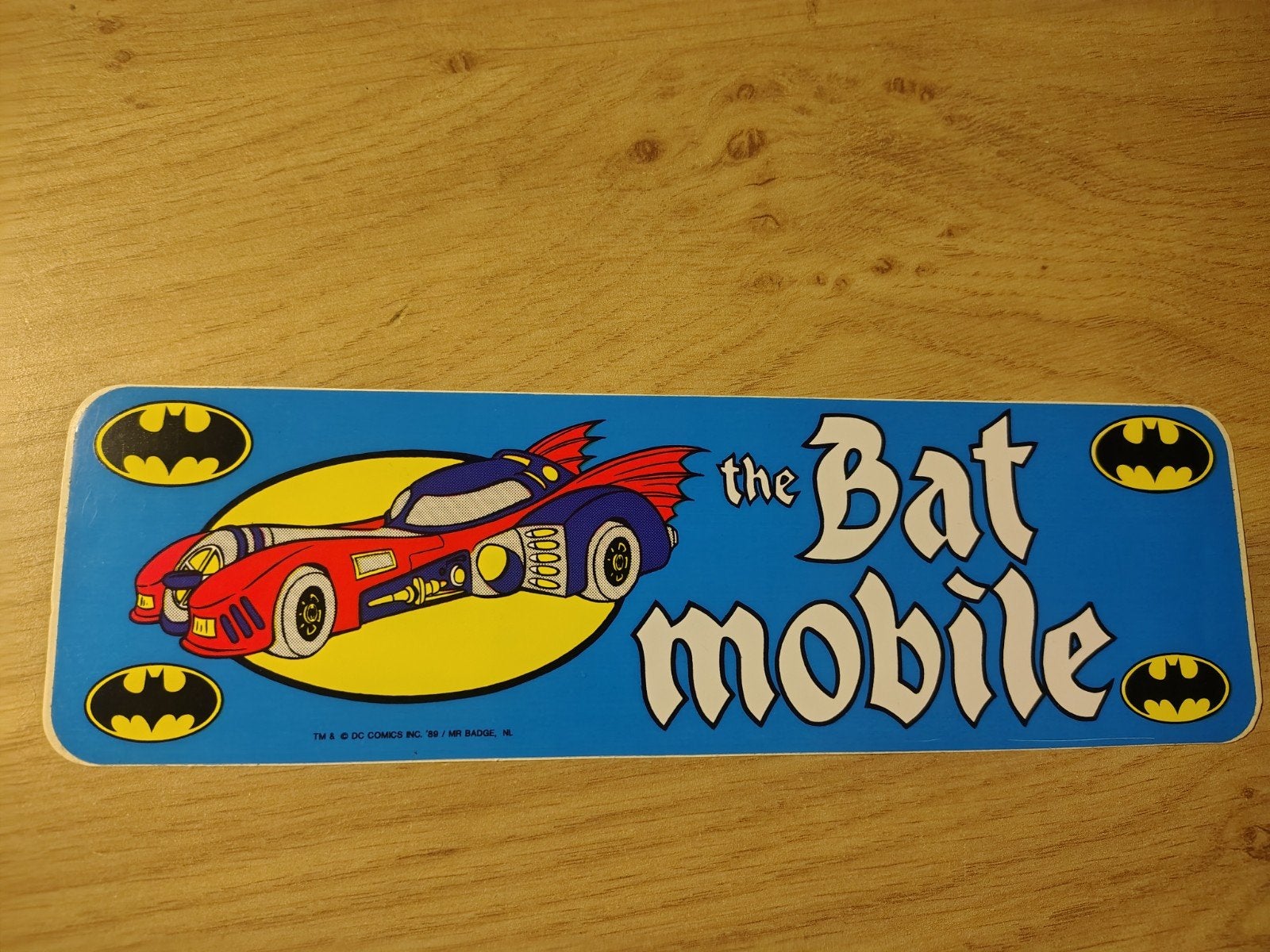 Vintage Batman Sticker, Ophalen of Verzenden, Zo goed als nieuw