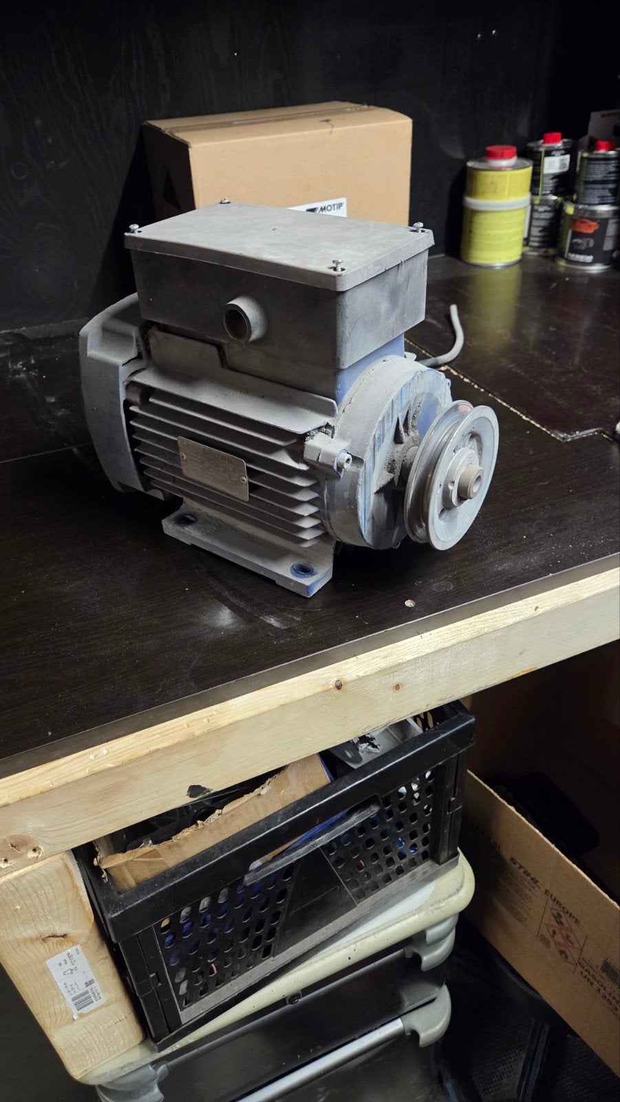 brown motor, Doe-het-zelf en Verbouw, Ophalen of Verzenden, Zo goed als nieuw, Elektromotor