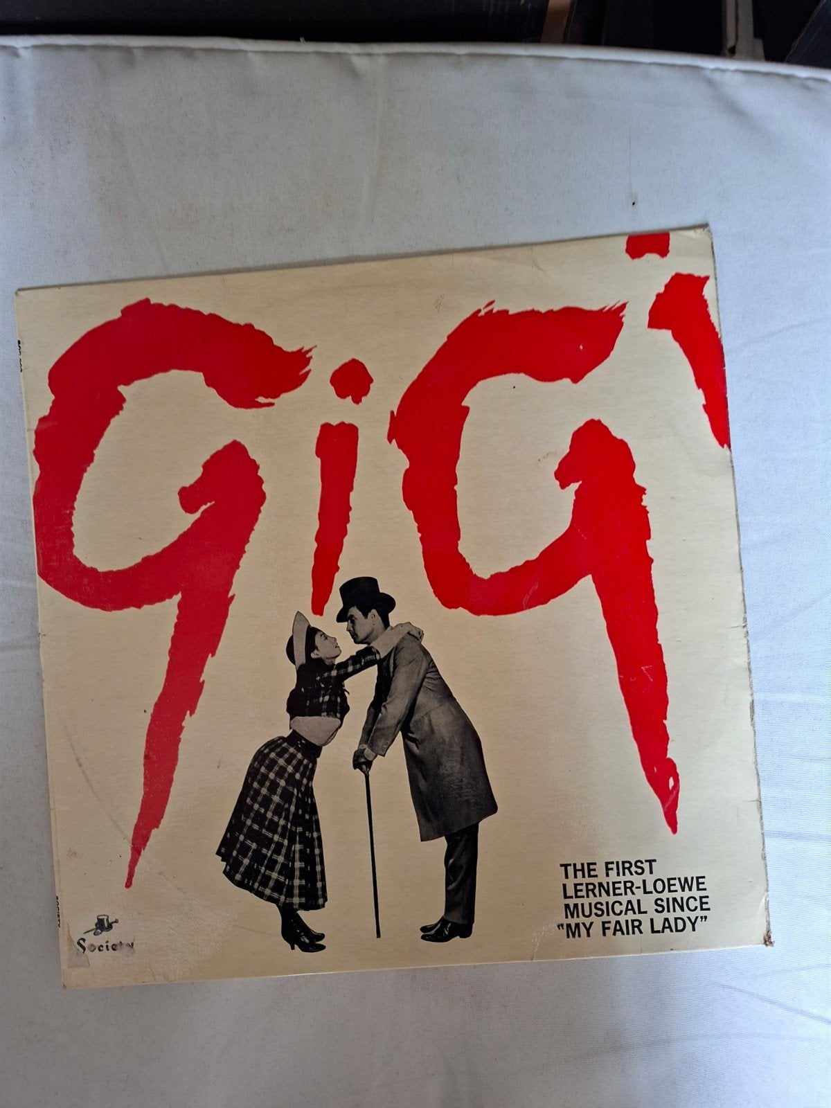 LP Gigi - The Society Orchestra - Soundtrack Musical, Ophalen of Verzenden, Gebruikt, Soundtrack