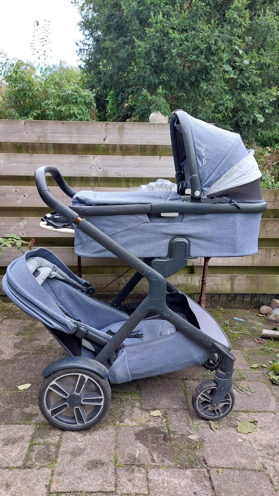 Nuna Demi Grow duo kinderwagen, Gebruikt, Duowagen, Combiwagen, Ophalen