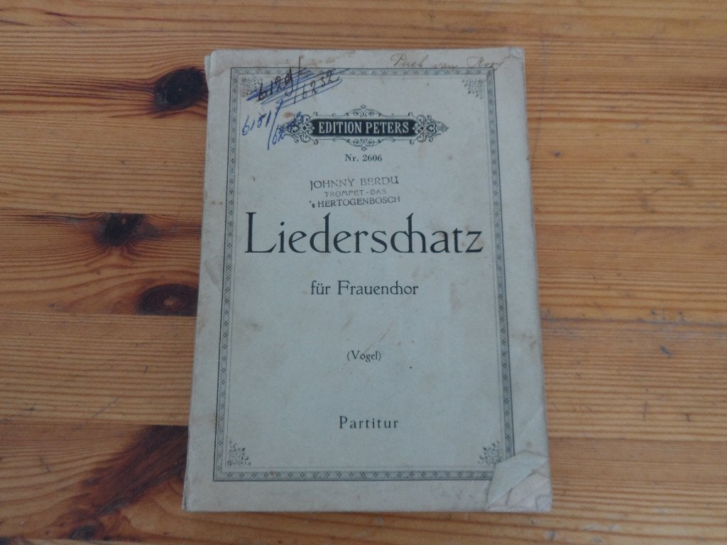 Liederschatz fur frauenchor - moritz vogel, Muziek en Instrumenten, Zang, Gebruikt, Klassiek, Ophalen of Verzenden