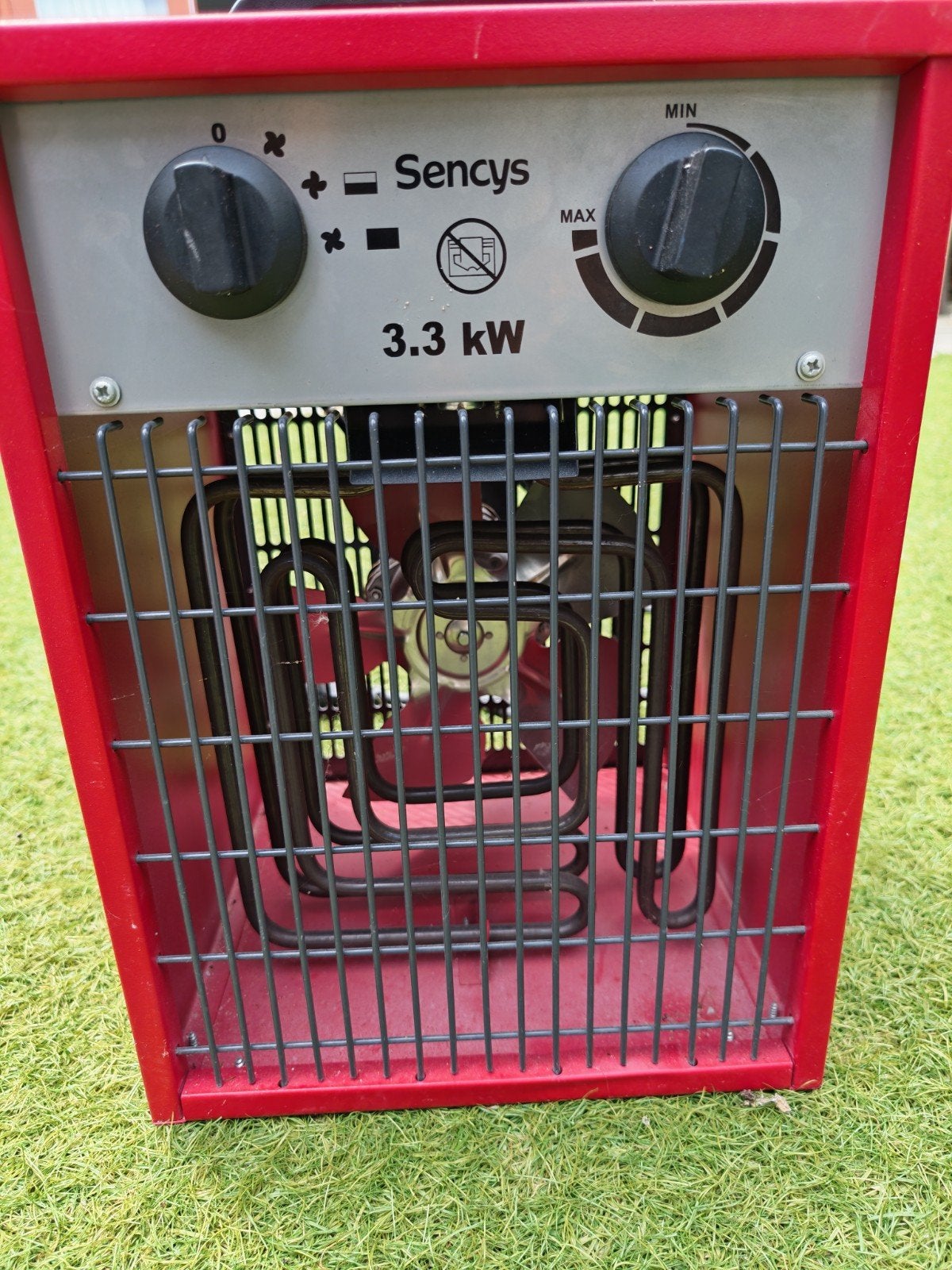 Sencys elektrische kachel 3.3 kW, Ophalen, 30 tot 80 cm, Gebruikt, Kachel