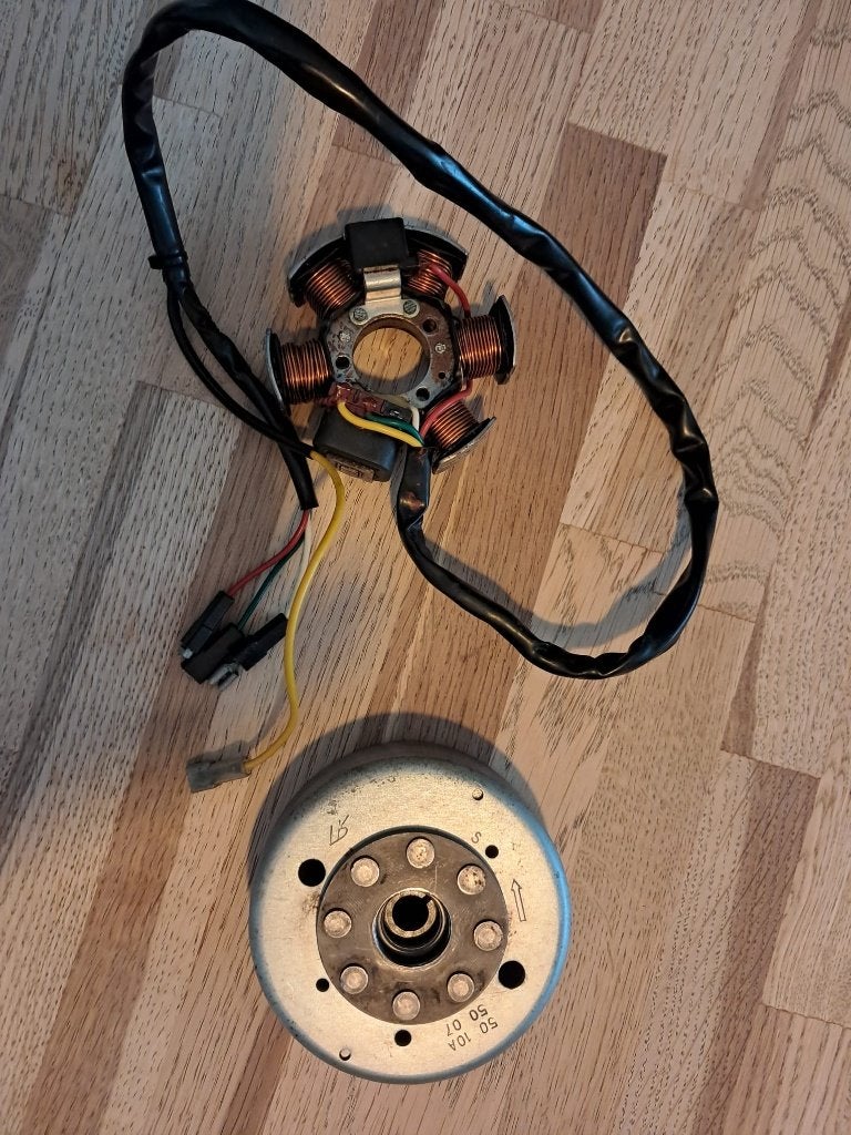 Derbi ontsteking (stator + rotor), Verzenden, Gebruikt, Blok, Derbi