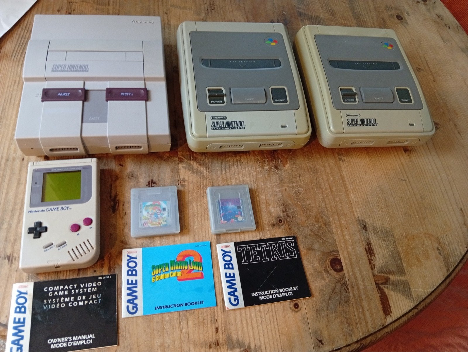 Partij defecte Nintendo retro consoles + games (SNES, GB), Spelcomputers en Games, Games | Nintendo Super NES, Ophalen of Verzenden
