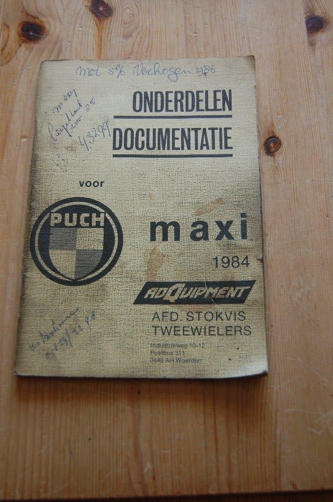 Puch Maxi onderdelenboek uitgave 1984, Ophalen of Verzenden, Nieuw