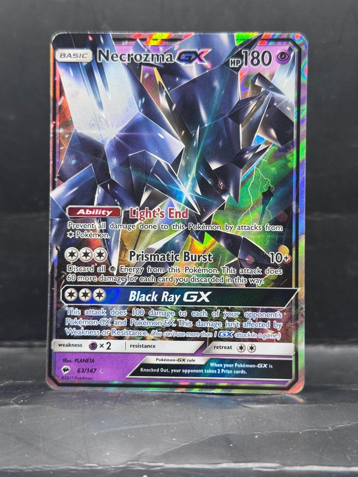 Pokemon Burning Shadows - Necrozma GX 63/147, Ophalen of Verzenden, Zo goed als nieuw