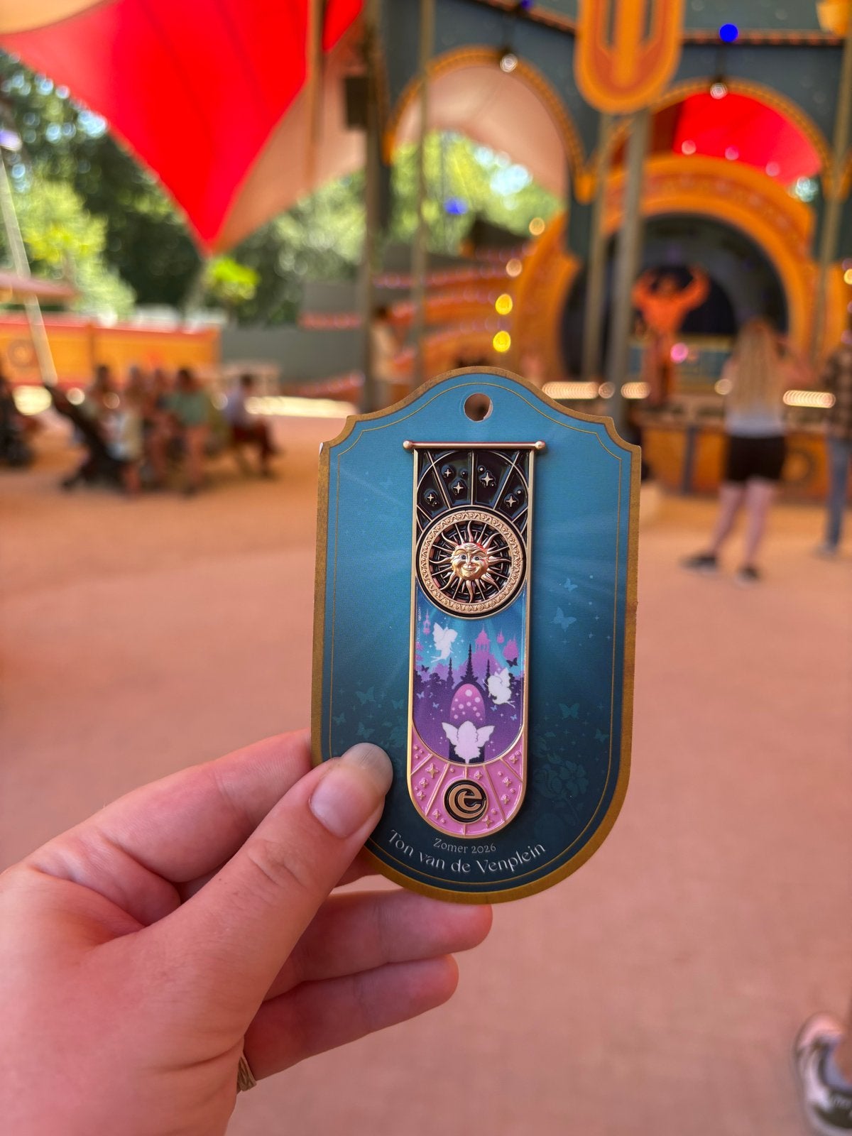 3e zomerpin Efteling 2026, Ophalen of Verzenden, Nieuw, Button of Speldje