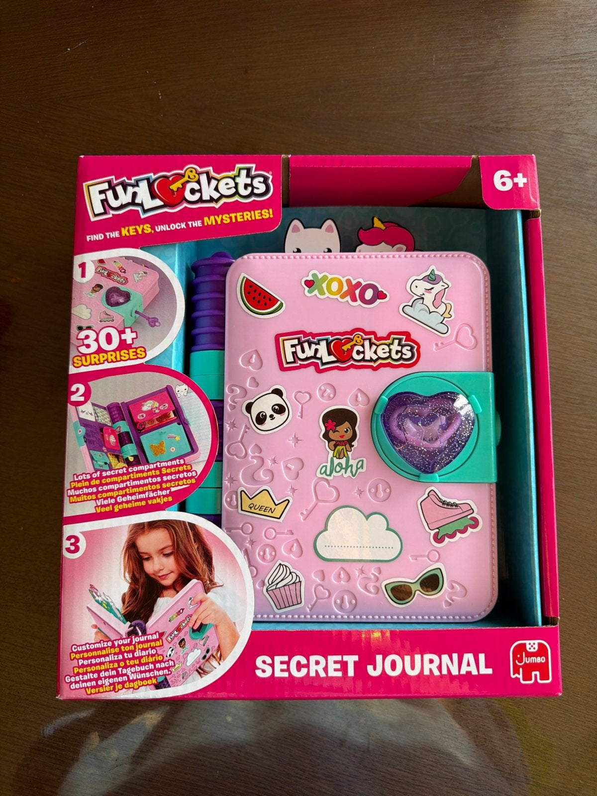FunLockets Secret Journal - Dagboek met 30+ Verrassingen, Overige thema's, Nieuw, Meerkleurig, Ophalen of Verzenden
