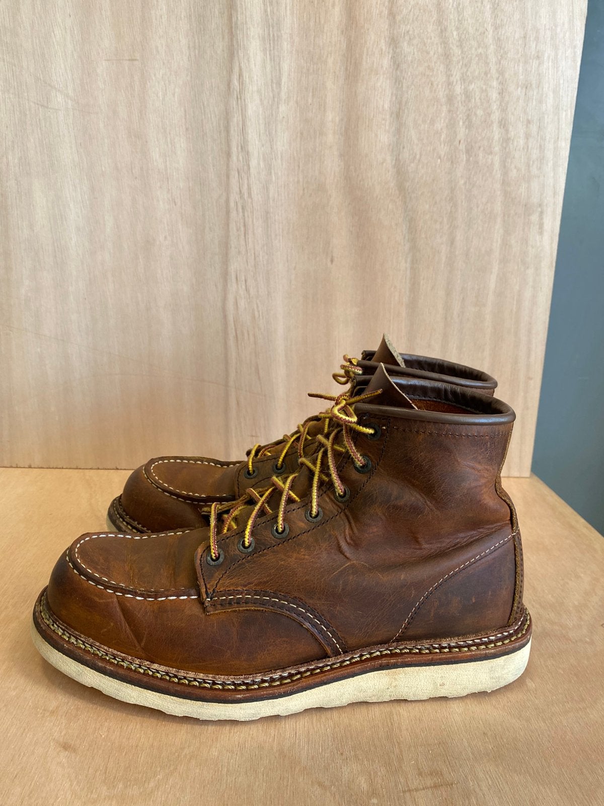 Red Wing 1907 Moc toe Copper US8,5/41,5, Kleding | Heren, Bruin, Boots, Ophalen of Verzenden, Gedragen