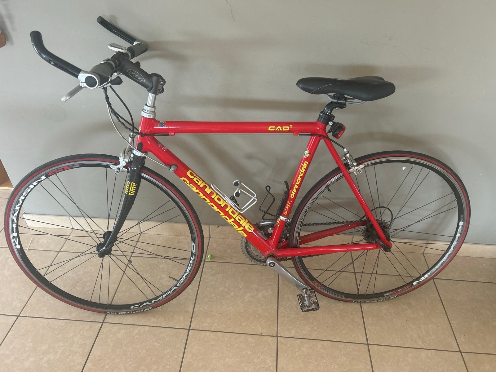 Cannondale CaD3 Racefiets - Campagnolo Athena, Shimano Ulteg, 53 tot 57 cm, Ophalen, Gebruikt, Overige merken