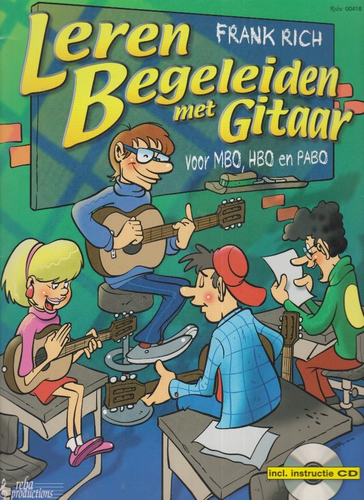 FRANK RICH - Leren Begeleiden met Gitaar voor MBO, HBO, PABO, Muziek en Instrumenten, Bladmuziek, Ophalen of Verzenden, Artiest of Componist
