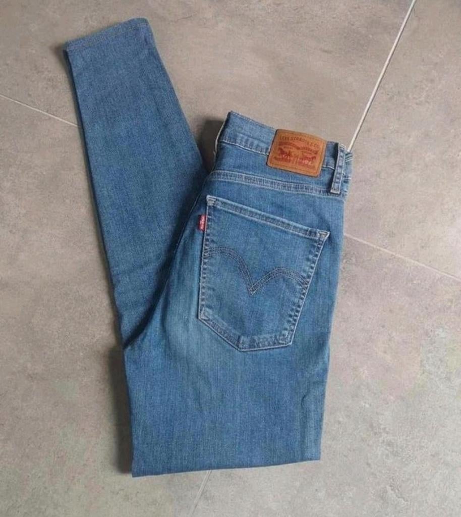 Levi's high waist jeans ZGAN W27, Blauw, Ophalen of Verzenden, Zo goed als nieuw, W27 (confectie 34) of kleiner