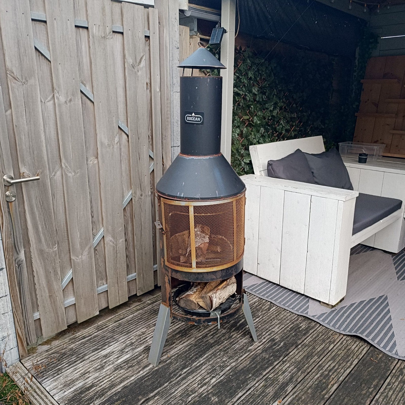 Buccan Vuurton / Vuurkorf - Gezellige Warmte voor Buiten, Tuin en Terras, Ophalen, Gebruikt, Vuurton