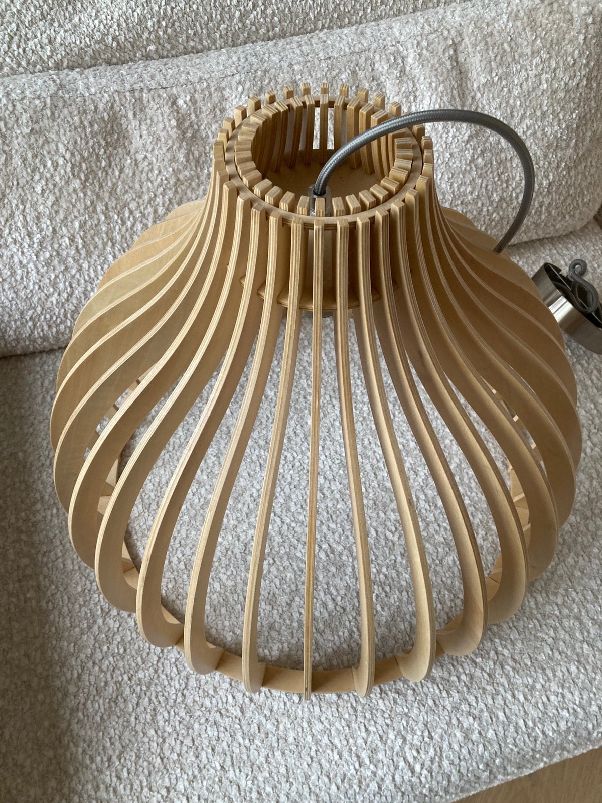 Design hanglamp, Ophalen, Zo goed als nieuw, Hout, Minder dan 50 cm