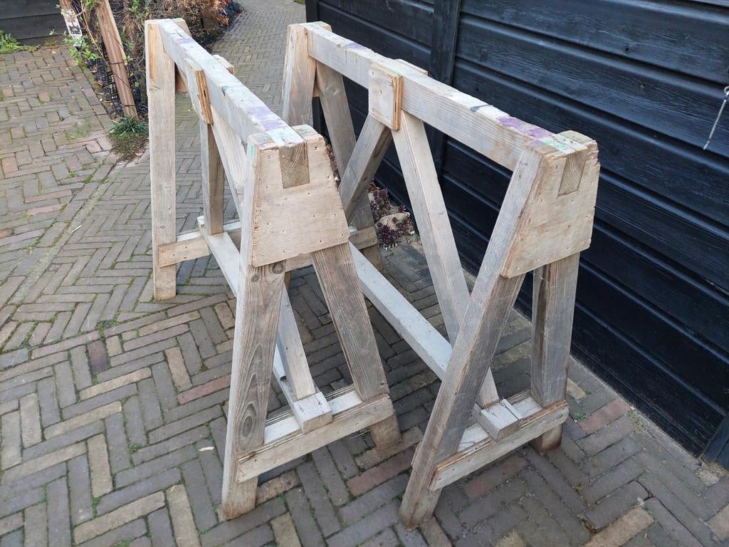 2 jukken, vintage style., Doe-het-zelf en Verbouw, Steigers, Ophalen, Overige typen, Minder dan 2 meter
