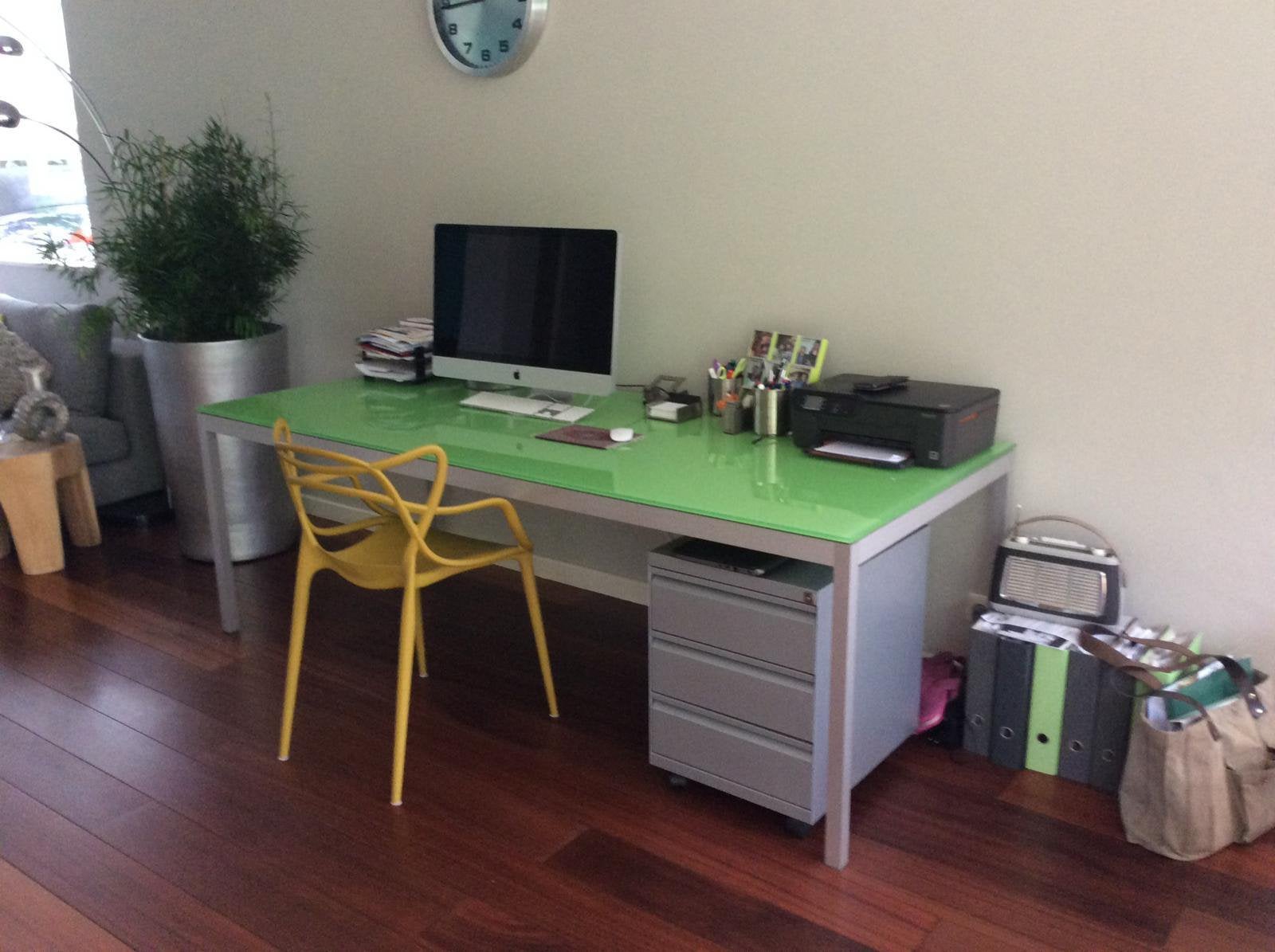 Gratis ophalen tafel, Huis en Inrichting, Tafels | Eettafels, Zo goed als nieuw, 50 tot 100 cm, 100 tot 150 cm, Rechthoekig, Glas