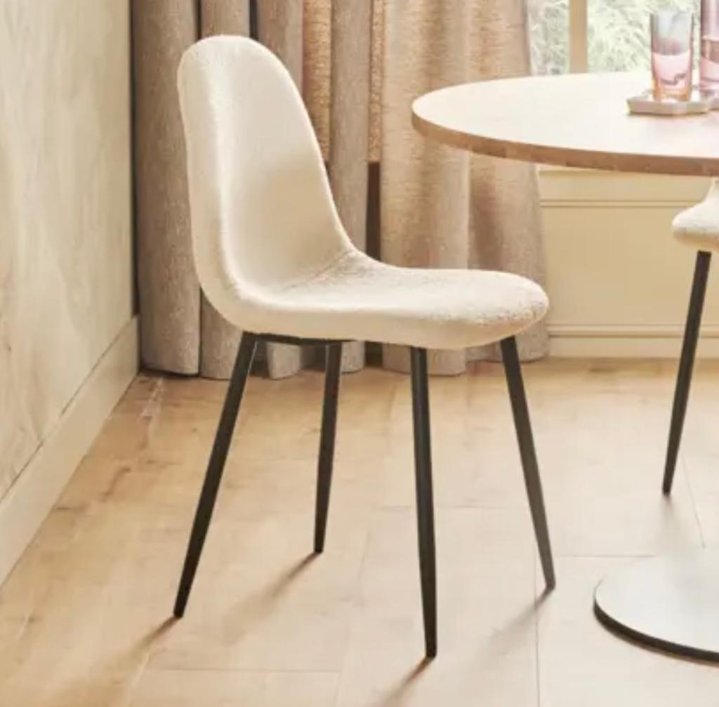 Woood eetkamerstoel teddy taupe set van 2 nieuw in doos, Huis en Inrichting, Stoelen, Overige kleuren, Nieuw, Ophalen of Verzenden