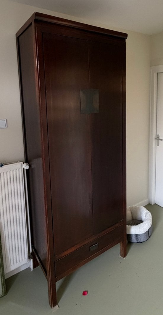 Antieke Chinese kast met lades en planken, Ophalen