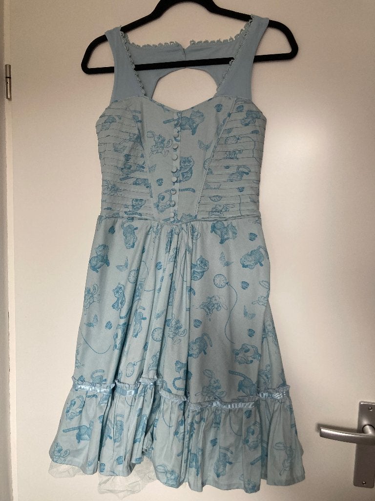 Alice in Wonderland jurk, Disney, Blauw, Ophalen of Verzenden, Zo goed als nieuw