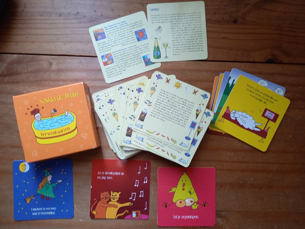 Kaartendeck Verwenkaarten (Saskia de Bruin), Ophalen of Verzenden, Gelezen, Spiritualiteit algemeen, Overige typen