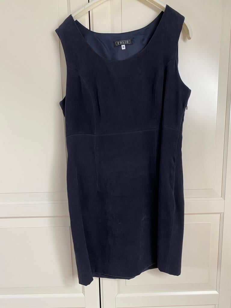 Folio 2-delige set maat 38 – jurkje met bijpassend jasje, Kleding | Dames, Maat 38/40 (M), Blauw, Ophalen of Verzenden, Zo goed als nieuw