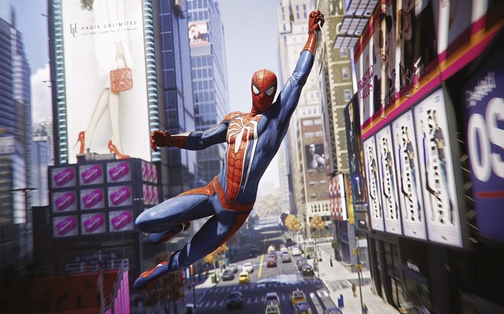 Spiderman fotobehang City Swing - Ook op maat mogelijk, Verzenden, Nieuw