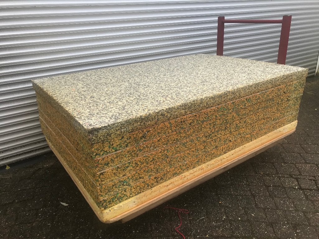 Polypress geluidsisolatie, vlokkenschuim 6 cm dik. 180 kg/m3, Ophalen, Overige materialen, Zo goed als nieuw, 15 m² of meer
