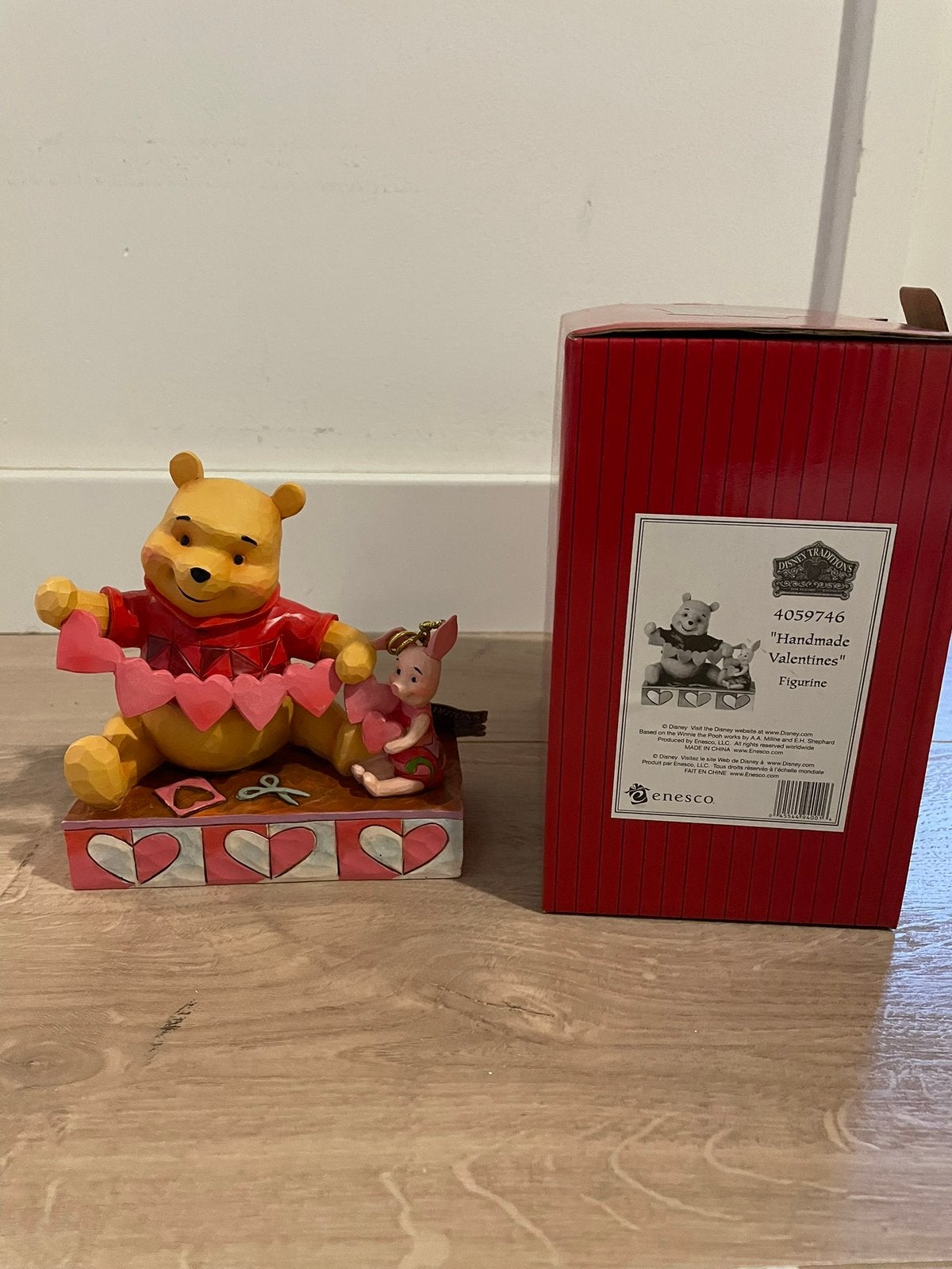 Jim shore Disney traditions Winnie The Pooh poeh Valentine, Verzamelen, Ophalen of Verzenden, Winnie de Poeh of vrienden, Nieuw